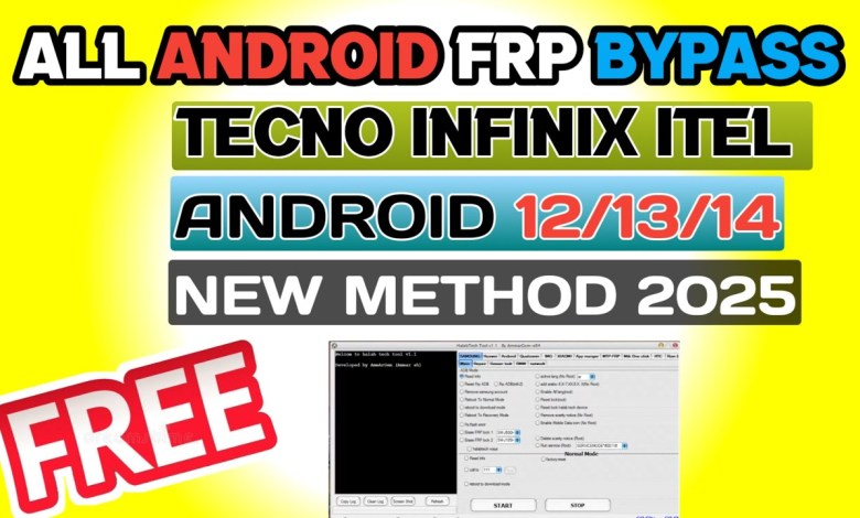 Quickly bypass FRP on Infinix, Tecno, and Itel Android devices with just one click Quickly bypass FRP on Infinix, Tecno, and Itel Android devices with just one click