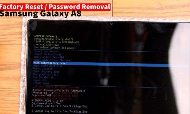 How to Factory Reset the Samsung Galaxy Tab A8 How to Factory Reset the Samsung Galaxy Tab A8