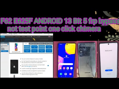 F62 E625F ANDROID 13 BIt 5frp bypass not test point one F62 E625F ANDROID 13 BIt 5frp bypass not test point one