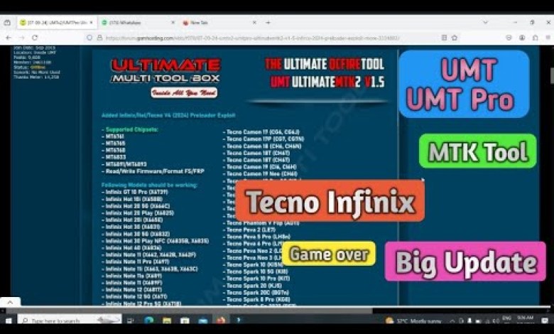 UMT MTK2 V1.5 Big Update || Tecno Infinix Game over Umt UMT MTK2 V1.5 Big Update || Tecno Infinix Game over Umt