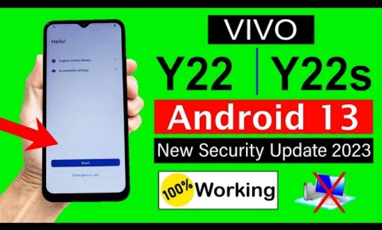 Vivo Y22/Y22s FRP Unlock Android 13 Latest security Vivo Y22/Y22s FRP Unlock Android 13 Latest security