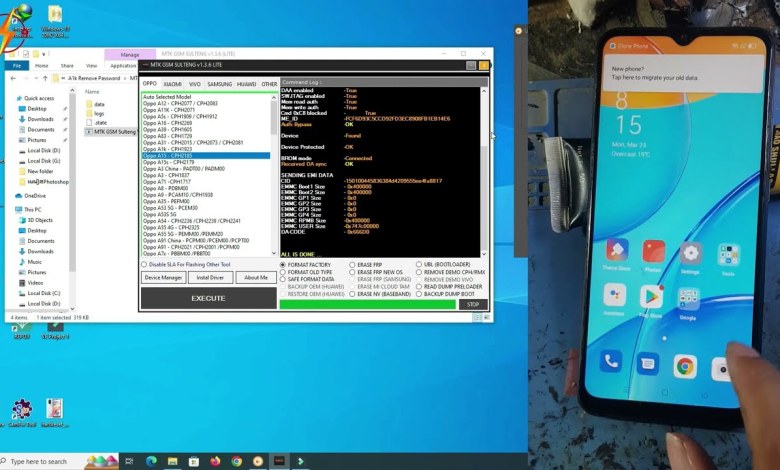 oppo a15 Remove password+FRP oppo a15 Remove password+FRP