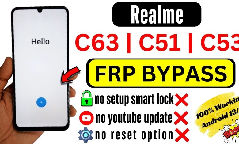 Realme C63 / C51 / C53 FRP Bypass 2 Method For Bypass | Realme C63 / C51 / C53 FRP Bypass 2 Method For Bypass |