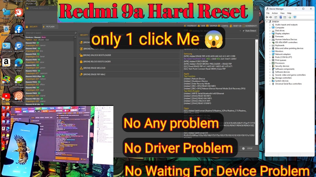 Redmi 9A Hard Reset In Unlock Tool ll Redmi 9A Frp Redmi 9A Hard Reset In Unlock Tool ll Redmi 9A Frp