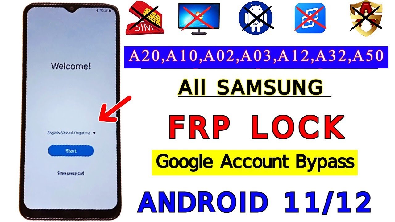 Samsung A20,A10,A03,A02,A12.A32,A50 FRP Bypass Samsung A20,A10,A03,A02,A12.A32,A50 FRP Bypass