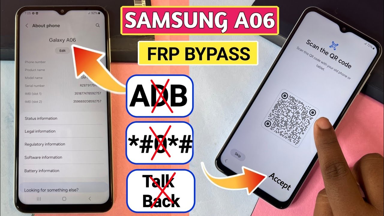 Unveiling Samsung A06 FRP Bypass Android 14 Mystery: Why TalkBack Not Working? Unveiling Samsung A06 FRP Bypass Android 14 Mystery: Why TalkBack Not Working?