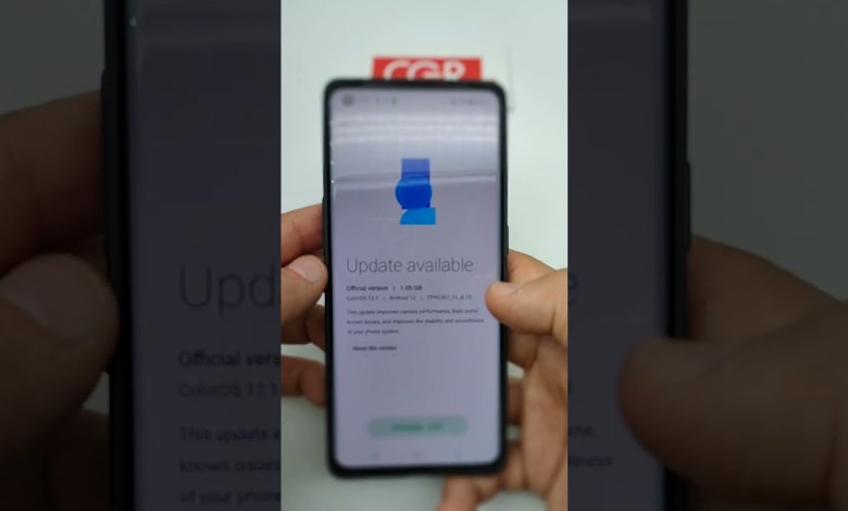 ColorOS OTA Firmware Update on Oppo Find X5 Smartphone ColorOS OTA Firmware Update on Oppo Find X5 Smartphone