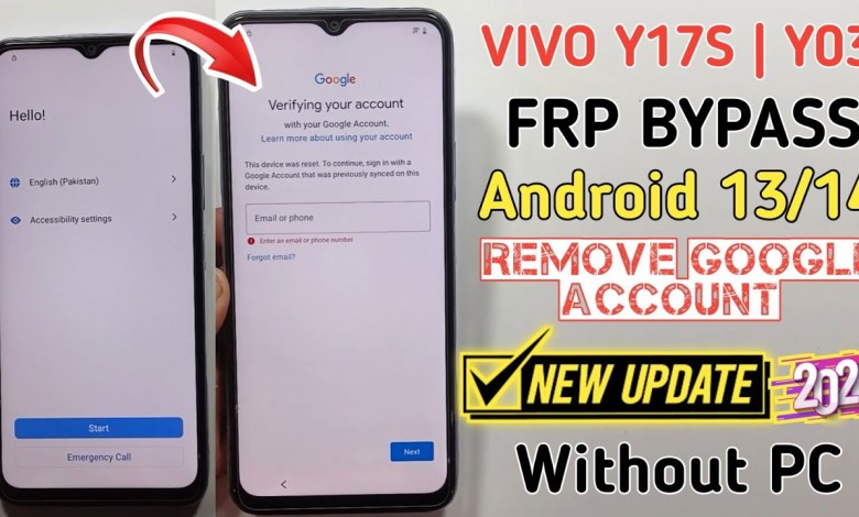 Vivo Y17s/Y03 FRP Bypass Android 14 | All Vivo Google Vivo Y17s/Y03 FRP Bypass Android 14 | All Vivo Google