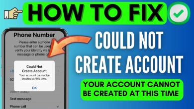 Fix “Could Not Create Account” Your Account Cannot Be Fix “Could Not Create Account” Your Account Cannot Be