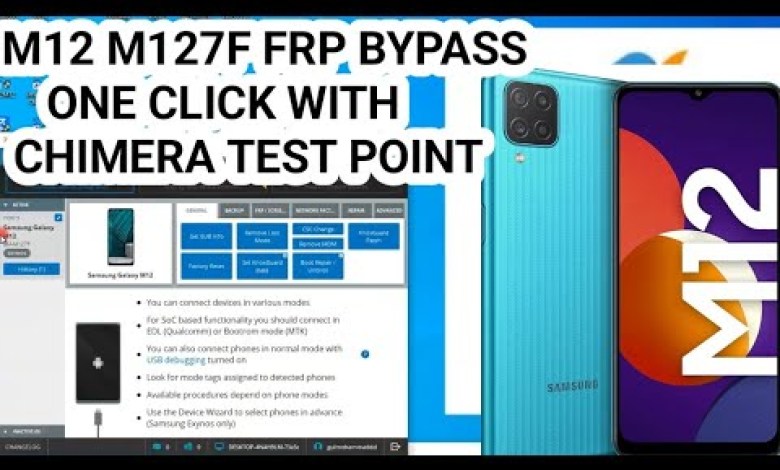 M12 M127F FRP BYPASS ONE CLICK WITH CHIMERA TEST POINT M12 M127F FRP BYPASS ONE CLICK WITH CHIMERA TEST POINT