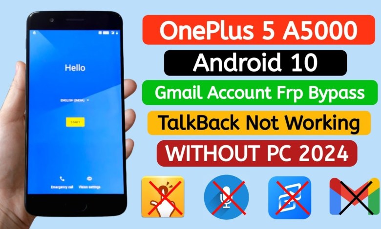 OnePlus 5 Frp bypass Android 10 | WITHOUT PC 2024 OnePlus 5 Frp bypass Android 10 | WITHOUT PC 2024