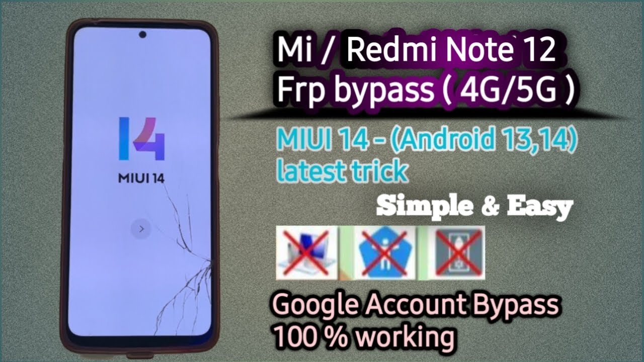 Mi / Redmi 12 FRP Bypass // leatest security (2024) // Mi / Redmi 12 FRP Bypass // leatest security (2024) //