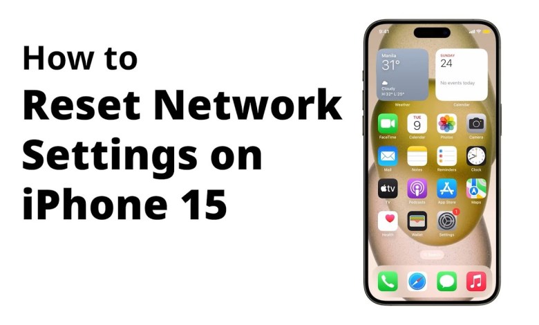 How to Reset Network Settings on iPhone 15 How to Reset Network Settings on iPhone 15