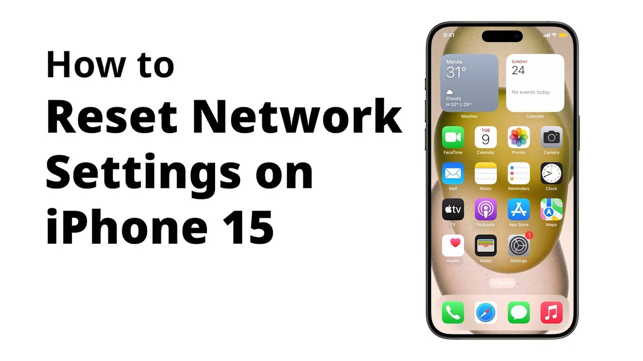 How to Reset Network Settings on iPhone 15 How to Reset Network Settings on iPhone 15
