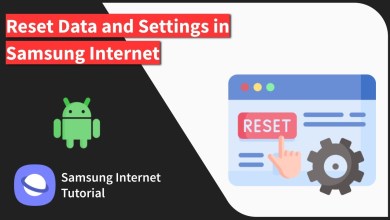 How to Reset Data and Settings of Samsung Internet App How to Reset Data and Settings of Samsung Internet App
