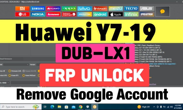By Unlock Tool.Huawei Y7 Prime 2019 DUB LX1 FRP By Unlock Tool.Huawei Y7 Prime 2019 DUB LX1 FRP