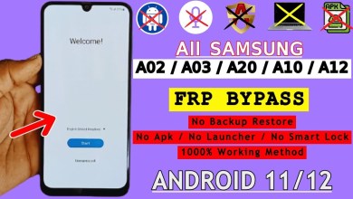 Samsung A20,A02,A03,A10,A12 FRP Bypass New Method Samsung A20,A02,A03,A10,A12 FRP Bypass New Method