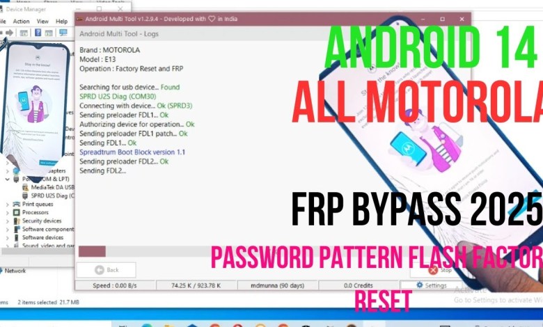 How to bypass pattern lock and FRP on Motorola E13 running Android 13: A guide How to bypass pattern lock and FRP on Motorola E13 running Android 13: A guide