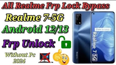 Realme 7-5G frp bypass Android 12/13 / All Realme & Realme 7-5G frp bypass Android 12/13 / All Realme &