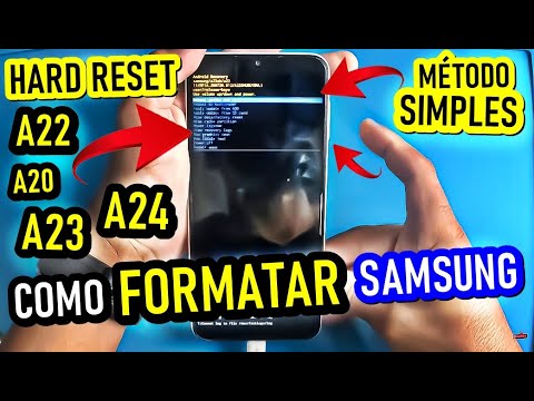 Como FORMATAR (HARD RESET) Samsung A23, A24, A22, A20 | Como FORMATAR (HARD RESET) Samsung A23, A24, A22, A20 |