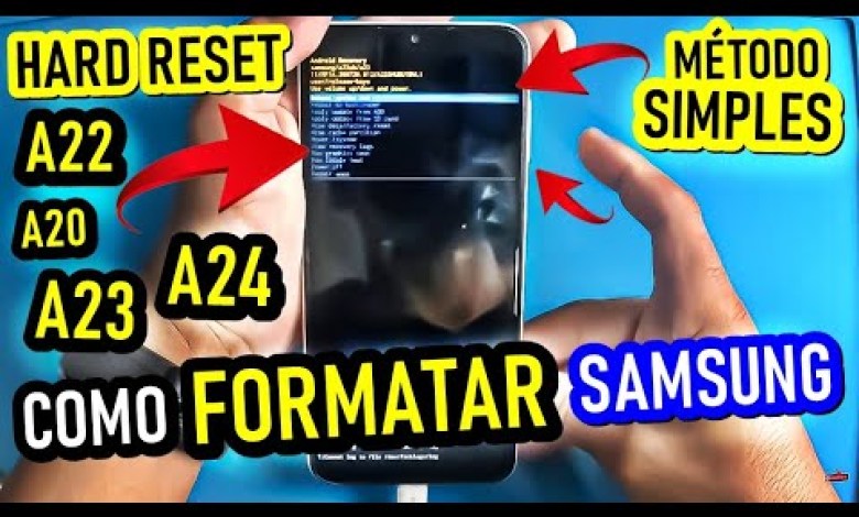 Como FORMATAR (HARD RESET) Samsung A23, A24, A22, A20 | Como FORMATAR (HARD RESET) Samsung A23, A24, A22, A20 |
