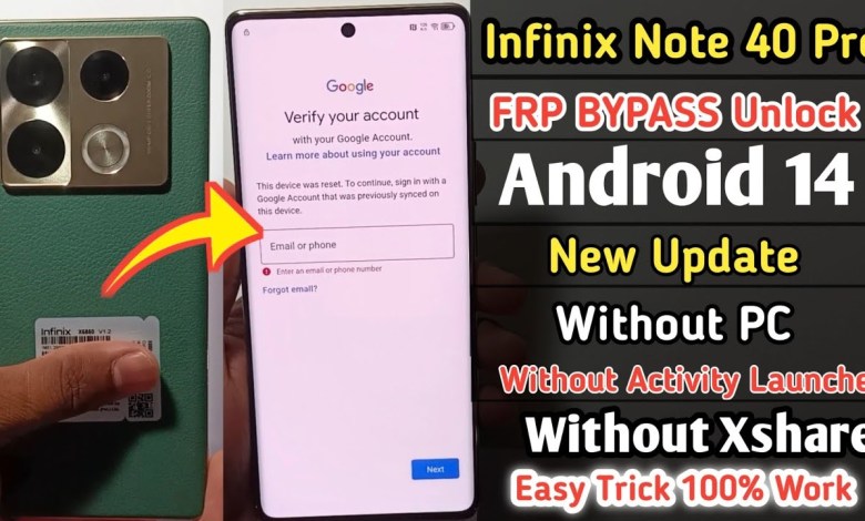 Infinix Note 4 Pro FRP Bypass Android 14 | Infinix Infinix Note 4 Pro FRP Bypass Android 14 | Infinix