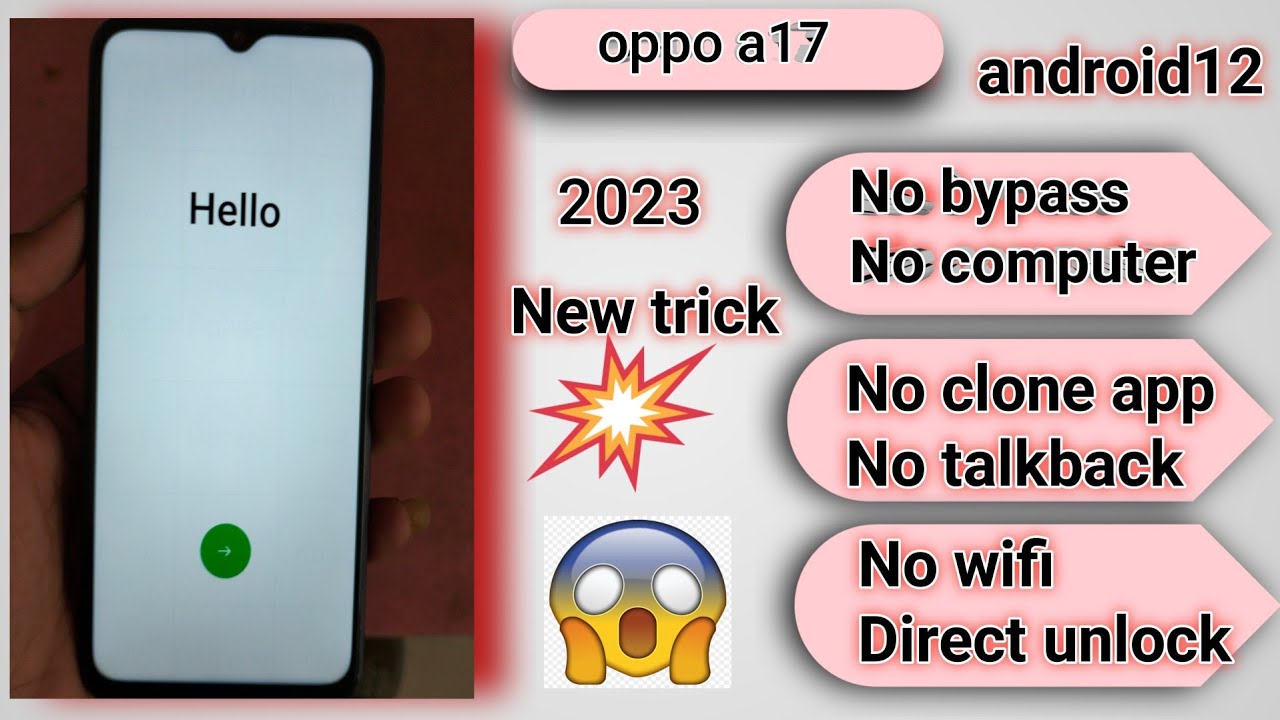Oppo A17 (CPH2477) Frp Bypass/Unlock – Not clone Not Pc Oppo A17 (CPH2477) Frp Bypass/Unlock – Not clone Not Pc
