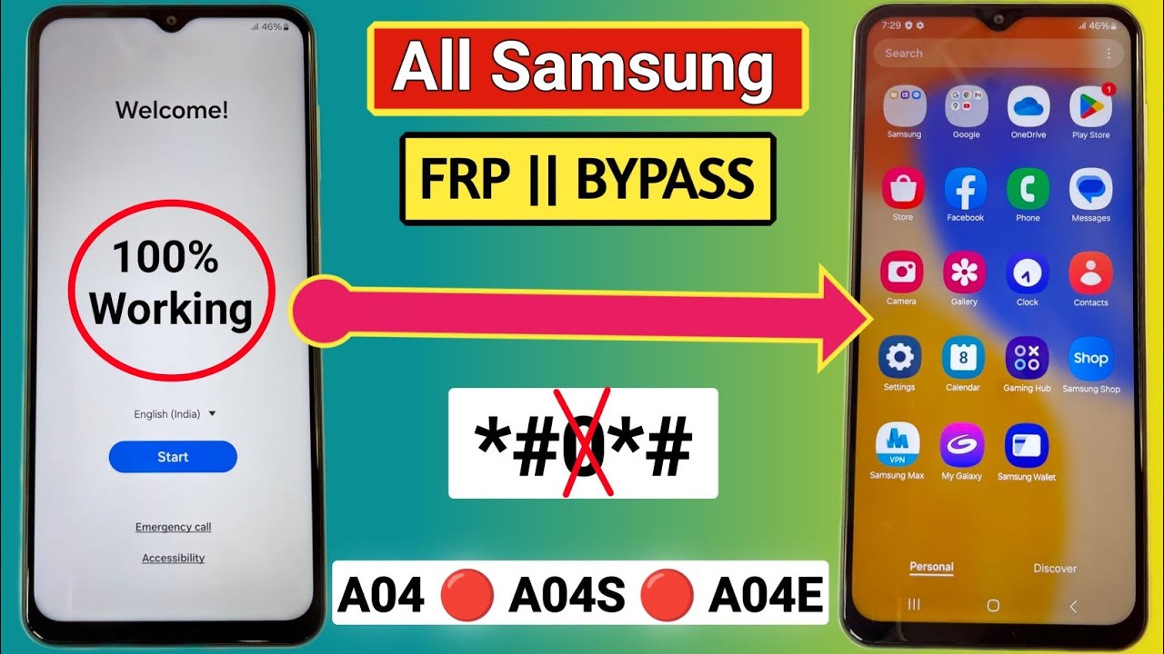 Unlocking Secrets: Samsung A04, A04s, A04e FRP Bypass for Android 13-14 in 2025! Unlocking Secrets: Samsung A04, A04s, A04e FRP Bypass for Android 13-14 in 2025!