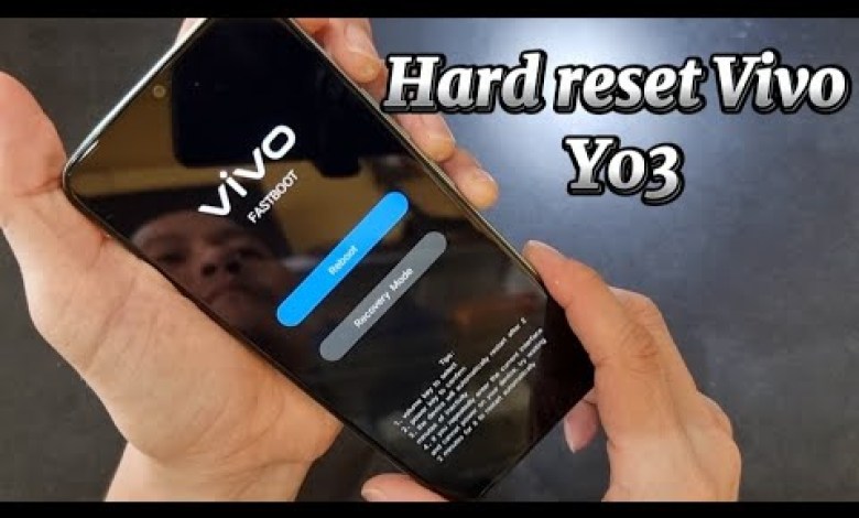 Hard reset Vivo Y03 Hard reset Vivo Y03