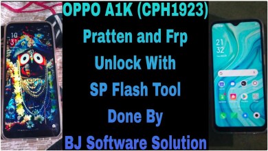 OPPO A1K CPH1923 Pratten and Frp Unlock With SP Flash OPPO A1K CPH1923 Pratten and Frp Unlock With SP Flash