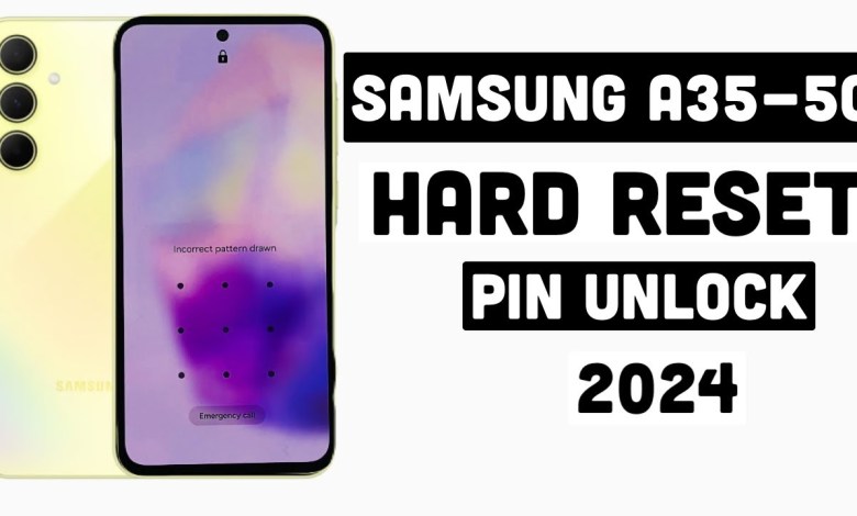 How To Hard Reset Samsung A35-5G ! How To Remove How To Hard Reset Samsung A35-5G ! How To Remove