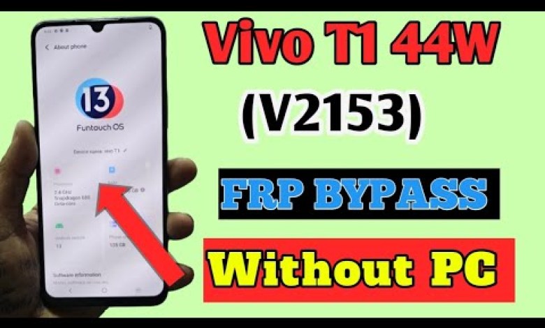 Vivo T1 44w FRP Bypass Without PC / Vivo T1 Frp Unlock Vivo T1 44w FRP Bypass Without PC / Vivo T1 Frp Unlock