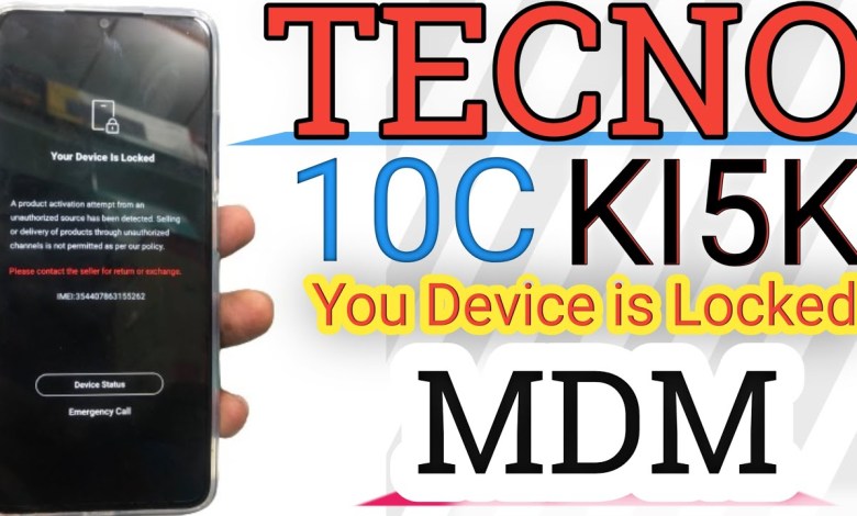 Tecno Spark 10c (KI5k) Your Device Is Locked Remove Tecno Spark 10c (KI5k) Your Device Is Locked Remove