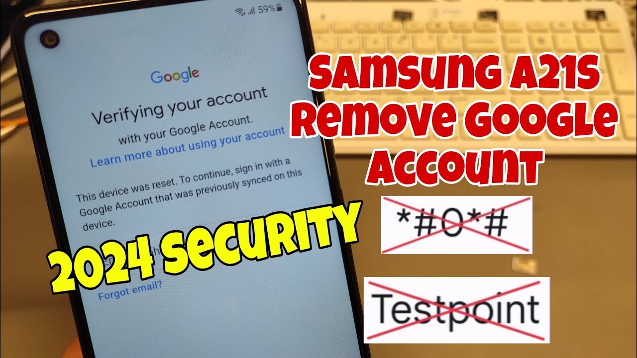 Latest Security! Samsung A21S (SM-A217F), Remove Latest Security! Samsung A21S (SM-A217F), Remove