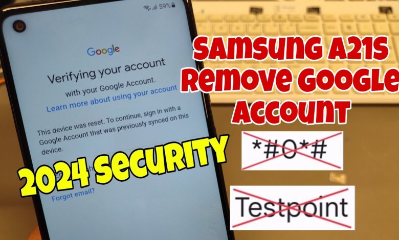 Latest Security! Samsung A21S (SM-A217F), Remove Latest Security! Samsung A21S (SM-A217F), Remove