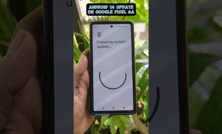 Android 14 Update On Google Pixel 6A #android14 Android 14 Update On Google Pixel 6A #android14