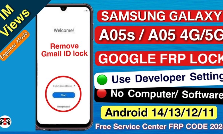 Learn how to easily bypass FRP on Samsung A05/A05S using Android 13/14 with Google in just a few simple steps! Learn how to easily bypass FRP on Samsung A05/A05S using Android 13/14 with Google in just a few simple steps!