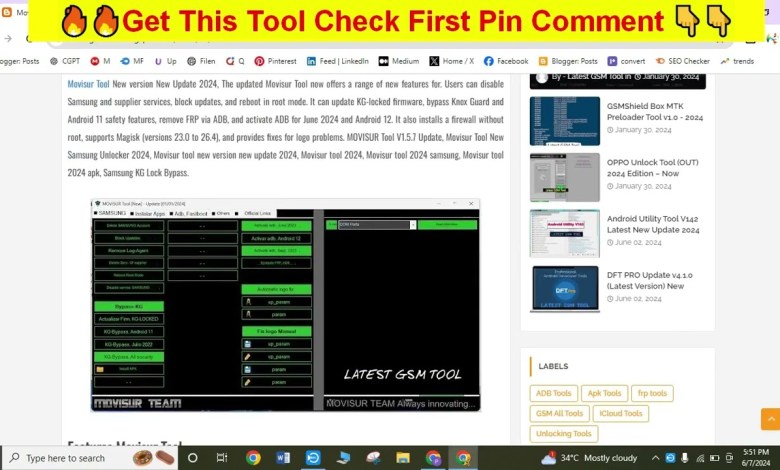 Movisur Tool Update | SAMSUNG FRP Bypass | Bypass KG Movisur Tool Update | SAMSUNG FRP Bypass | Bypass KG