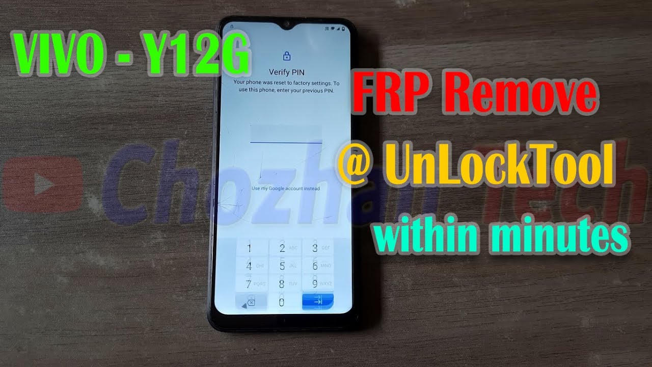 Unlock Vivo Y12G FRP (Google Account Bypass) Lock in Unlock Vivo Y12G FRP (Google Account Bypass) Lock in
