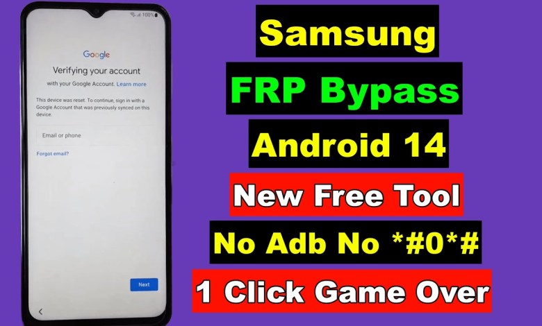 Samsung Android 14 FRP Bypass | Samsung FRP/Google Samsung Android 14 FRP Bypass | Samsung FRP/Google