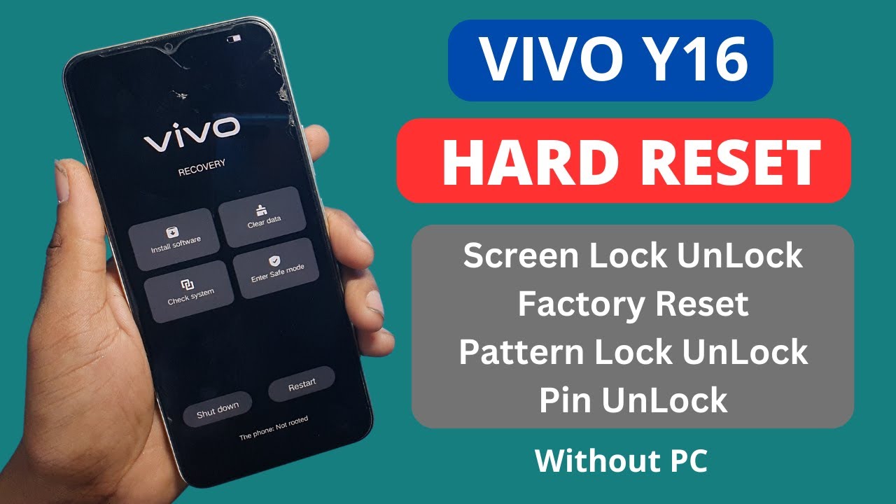 Vivo Y16 Hard Reset | Pattern Lock Remove, Password Vivo Y16 Hard Reset | Pattern Lock Remove, Password