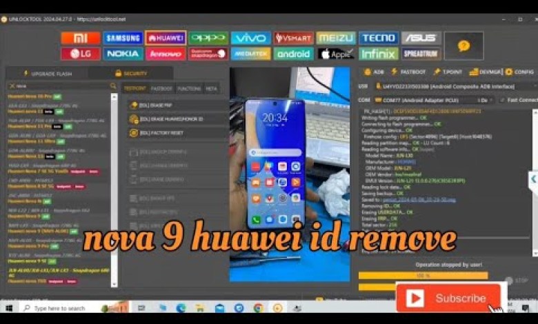 Huawei Nova 9SE Huawei Id Remove & FRP Huawei Nova 9SE Huawei Id Remove & FRP