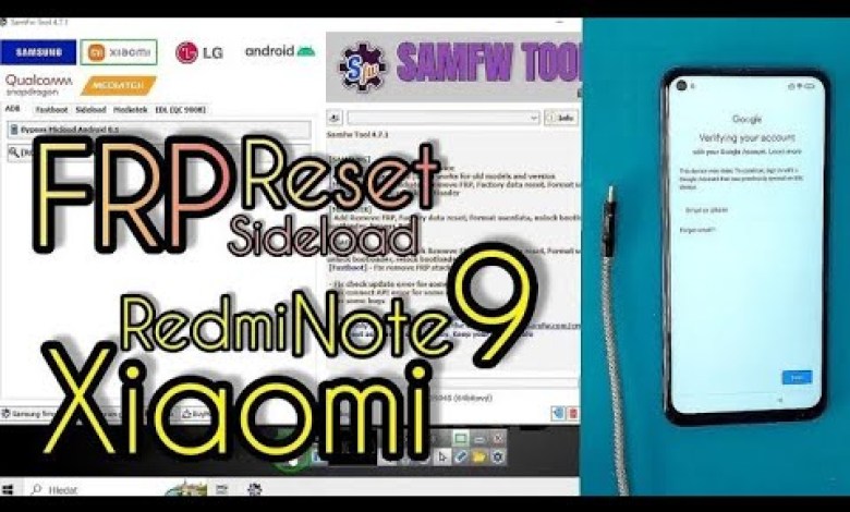 Xiaomi Redmi Note 9 frp remove 100%ok SamFw Tool Xiaomi Redmi Note 9 frp remove 100%ok SamFw Tool