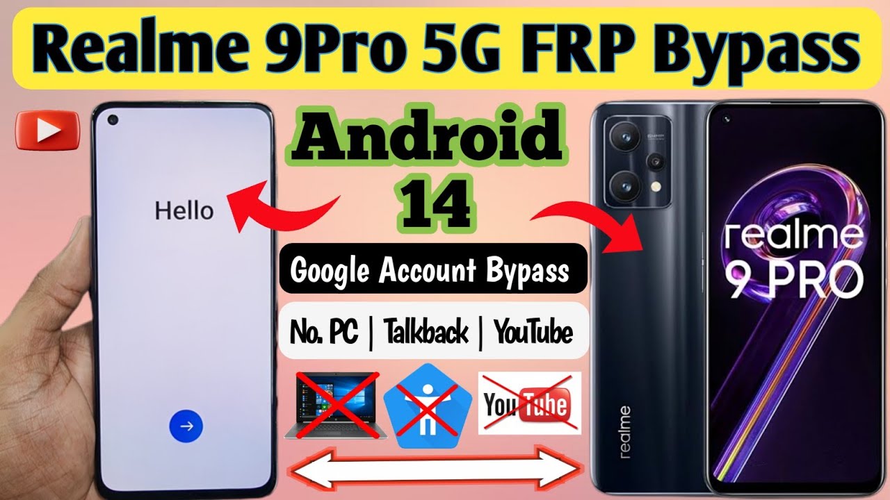 Realme 9 Pro 5G / 9i / 9 Pro+ FRP Bypass ANDROID 14 | Realme 9 Pro 5G / 9i / 9 Pro+ FRP Bypass ANDROID 14 |