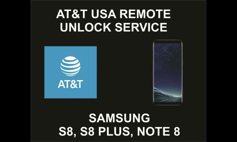 AT&T USA Remote Unlock Service, Samsung S8, S8 Plus, AT&T USA Remote Unlock Service, Samsung S8, S8 Plus,