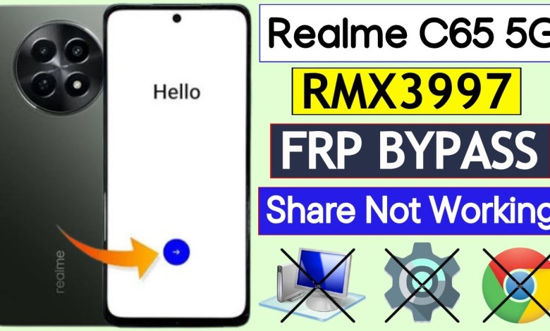 Unlocking Secrets: How to Bypass Google FRP on the Realme C65 5G (RMX3997) Unlocking Secrets: How to Bypass Google FRP on the Realme C65 5G (RMX3997)