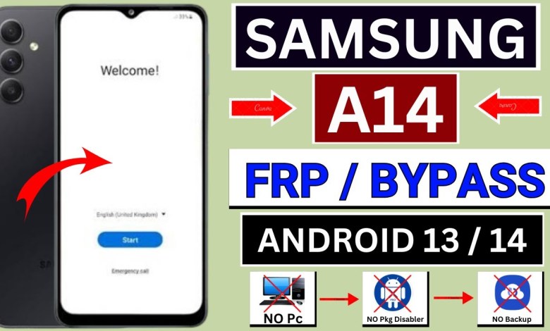 Samsung Galaxy A14 FRP Bypass | WIthout Pc Google Samsung Galaxy A14 FRP Bypass | WIthout Pc Google