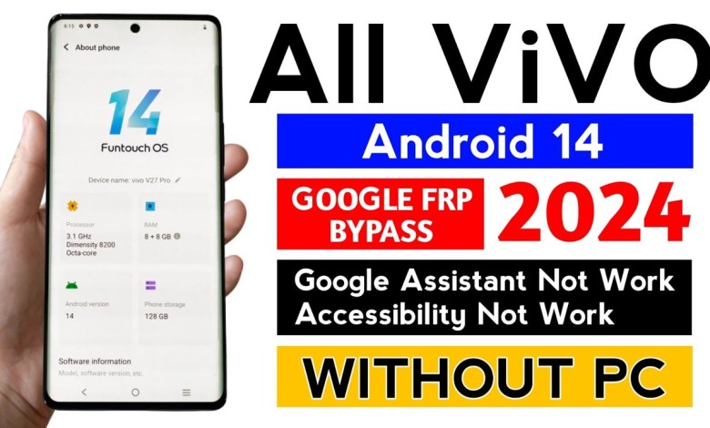 All Vivo Phone Gmail Frp Bypass Android 14 WITHOUT PC | All Vivo Phone Gmail Frp Bypass Android 14 WITHOUT PC |