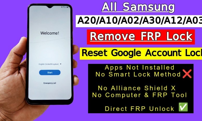 Finally Without Pc Samsung A20/02/A03/A12/A10 Frp Finally Without Pc Samsung A20/02/A03/A12/A10 Frp