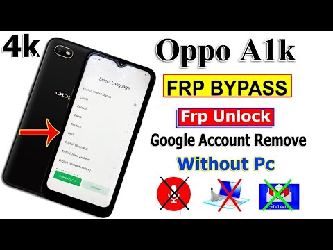 Oppo A1k FRP Bypass FRP unlock Warking sitting at home Oppo A1k FRP Bypass FRP unlock Warking sitting at home